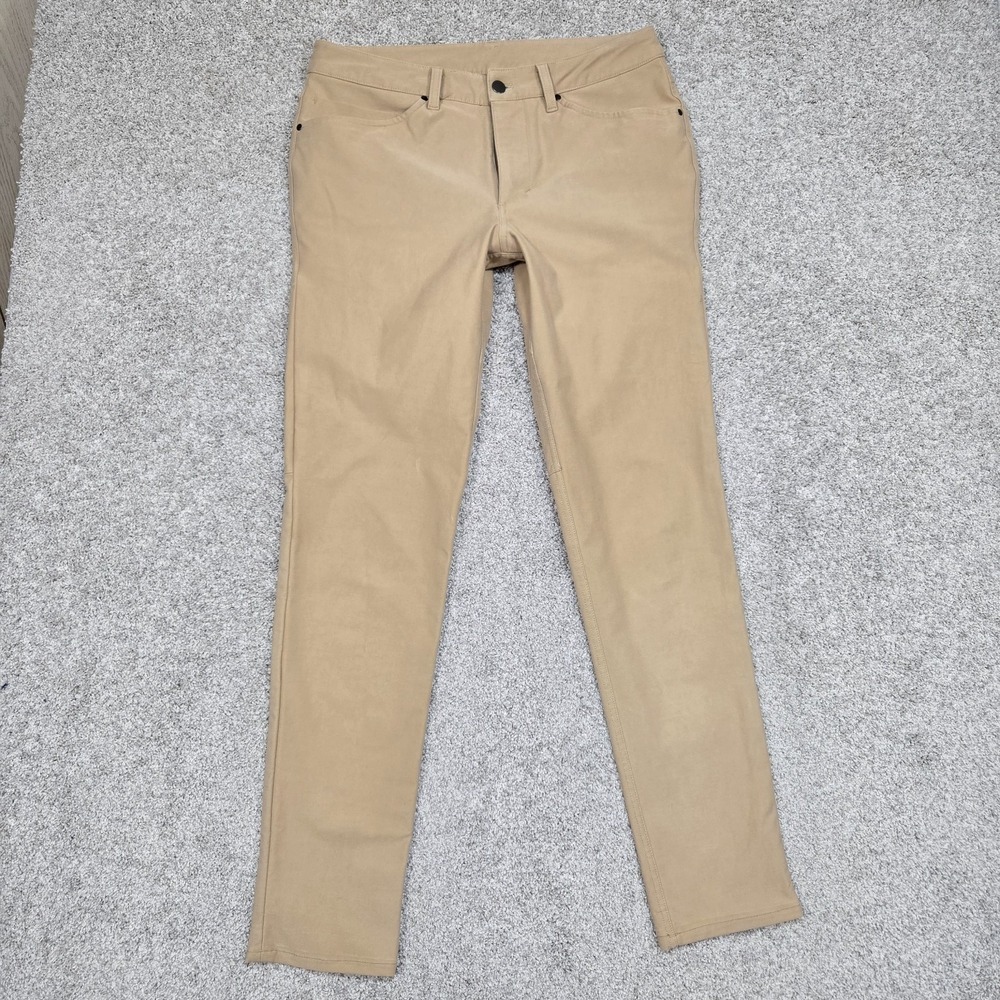 Lululemon Utilitech Abrasion Resistant Pants‎ Men 31 (32x31) tan Stretch LM5ABNS